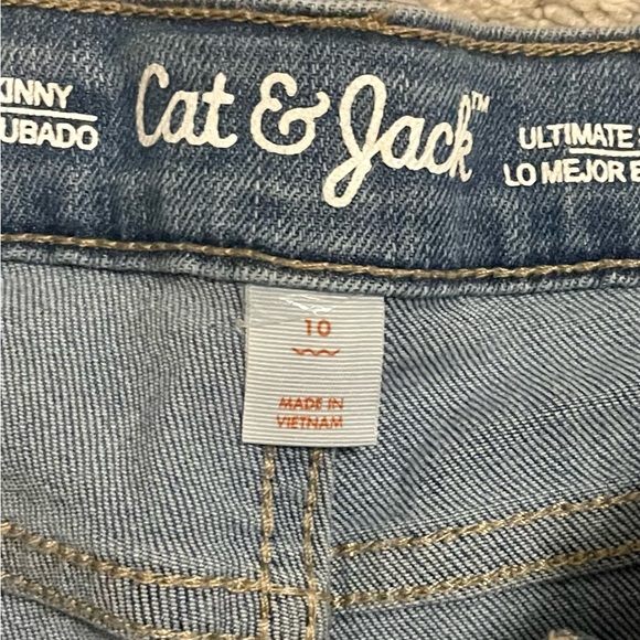 Two Pairs NWOT Girls Cat & Jack Skinny Jeans Size 10 - Picture 3 of 7